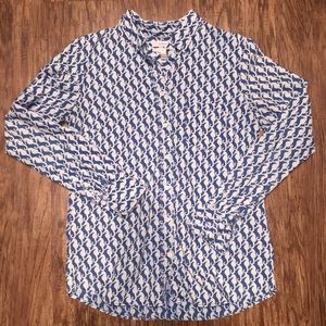 J.Crew Linen Boyfriend Shirt